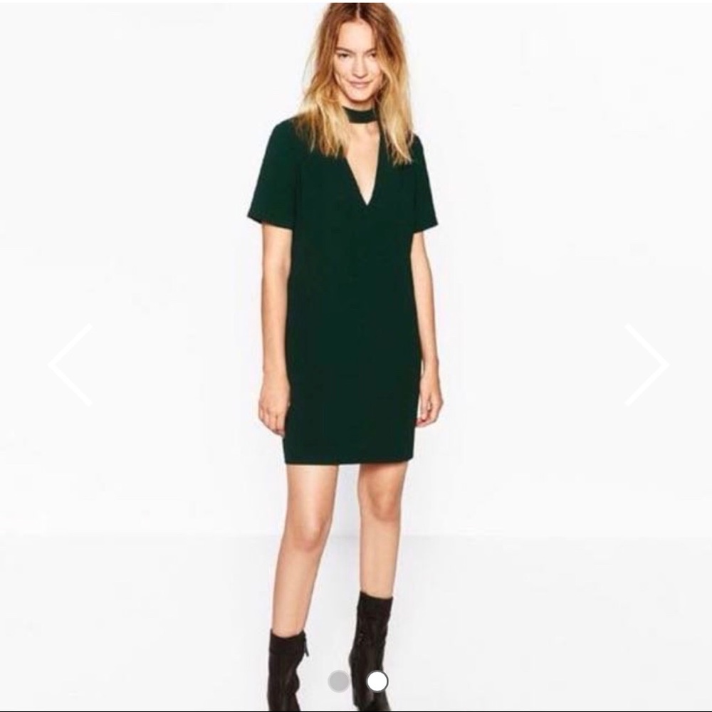 Green Zara Dress- Size Medium- Worn Once